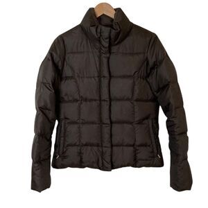 Eddie Bauer Puffer Jacket Womens S Premium Quality‎ Goose Down Quilted Zipper